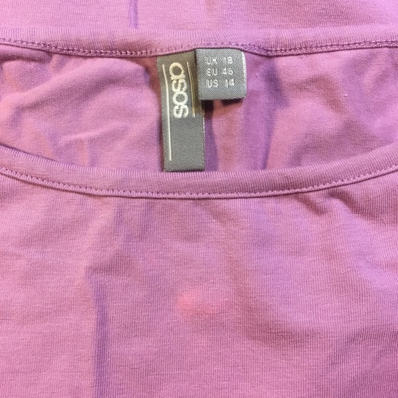 ⭐️HOST PIC⭐️ASOS Lilac Halter 90s Dress Plus Size - Picture 8 of 8